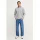 Gant za moške. 2004082 Polo Reg Chambray Heavy Grey (M), Priložnostno, Siva, Bombaž, Dolg rokav