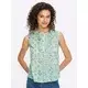 heine Bluza  modra / apno / pastelno zelena