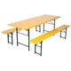 Green Bay Premium set sto + 2 klupe 200 x 80 cm - slavski set