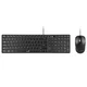GENIUS Set tastatura + miš SlimStar C126 USB YU crni