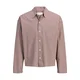 JACK & JONES Srajca JORAUSTIN rjava/bela