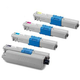 Komplet Oki 44469803 + 44469704 + 44469705 + 44469706 / C310 / C510 kompatibilni tonerji