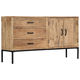 vidaXL Komoda 140x35x75 cm trden mangov les