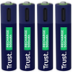 Trust USB-C Polnilne baterije+kabli AAA