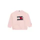 TOMMY HILFIGER Majica PEANUTS mornarska / staro roza / češnjevo rdeča / bela