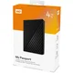 WD HDD 4TB My Passport | Black | External HDD | USB 3.2 Gen1