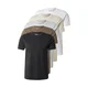 Abercrombie & Fitch Majica rjava / antracit / greige / svetlo siva / bela