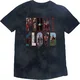 Pink Floyd Echoes Album Montage Wash Collection Dip-Dye On Black XL Majica