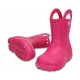 CROCS otroški škornji handle rain boot kids 12803 candy pink