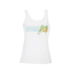 VIVID Top dimno modra/limona/travnato zelena/bela