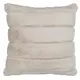 CUS STAVKLOKKE 45x45 fake fur beige