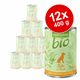 Ekonomično pakiranje: zooplus Bio 12 x 400 g - Mix: 6 x 400 g piletina + 6 x 400 g govedina