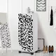 Hanah home Cipelarnik 50x127x38cm Belo-Crni