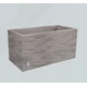 NICOLI Casseta Elegance Saksija, 80x40x40h, SIva