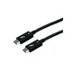 ROLINE Thunderbolt 4 Cable 40Gbit/s 100W C-C M/M passive crna 0.80 m