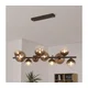 Brilagi - LED lestenec na kablu MILLA 10xG9/3W/230V rjava/dimna rjava