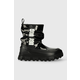 Gumene čizme UGG Classic Brellah Mini za žene, boja: crna, 1144059