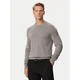 BOSS Pulover Leno 50571914 Rjava Regular Fit