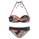 LASCANA Bikini bež / oranžna / črna / bela