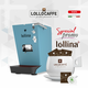 Lollo Caffé Lollina New Plus aparat za kavu na ESE Pods blue + 40 ESEa XXL ŠOLICA