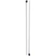 PRYM Single-Pointed Knitting Needles 35cm / 5mm Pearl Grey