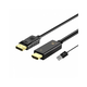 FAST ASIA Kabl HDMI + USB 2.0 na DisplayPort (m/m) 1.8m crni