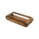 Artelegno dvostranski pladenj iz orehovega lesa 15 x 37 cm ALVASDPWL