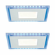 2x LED vgradni panel 7W z modro LED 2700K + napajalnik