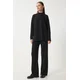 Happiness Istanbul Womens Black Stylish Knitwear Sweater Trousers Set