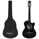 vidaXL 12-dijelni set akustične gitare Western sa 6 žica crni 38 “