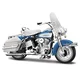 Maisto - HD - Motorno kolo - 1966 FLH Electra Glide, modro-belo, serija 44, 1:18