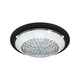 Eglo Acolla 1 plafonjera/1, led, 11w, 950lm, prečnik 290, crna/staklo/kristali