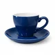 Biebri skodelica s krožničkom Tulip, 180 ml, temno modra