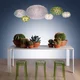 Kartell Bloom S1 LED viseča svetilka G9, sivka - Dnevna soba/jedilnica - Dizajn - vijolična - Plastika