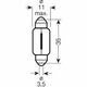 Osram žarulja 24V 5W 36x11 Sofit 10 kom C5W