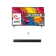 LG Televizor 55QNED82A3B 55, 4K Smart, Sivi + LG Soundbar S20A, 2.0, 50W, Crni