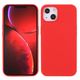 WEBHIDDENBRAND Liquid maskica za iPhone 13, silikonska, crvena