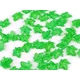Plastične kroglice lističi mešanica oblik in velikosti - zelene (20 g)