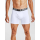 UA Charged Cotton 6in Boxerjock 3 Pack, White - XXL