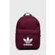 Ruksak adidas Originals boja: bordo, veliki, s tiskom