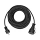 PODALJŠEK GUMIRAN 15m 3500W H05RR-F 3x1,5mm IP44, ČRN | Topdom