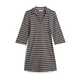 TOMMY HILFIGER Obleka MODERN CODY črna/bela
