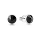 Guess Moški jekleni uhani s črnimi kristali Frontiers JUME01343JWSTBKT/U
