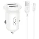 XO CC67 Car charger + Type-C Cable White