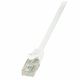KABEL PATCH UTP Cat 6 1,50m RJ45 1Gbit LogiLink - bel (CP2041U)