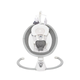 KIkkaBoo Twiddle side-to-side Grey ljuljaška za bebe ( KKB11077 )