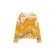 Desigual Majica rumena/antracit/marelica