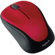Logitech M235 Wireless mini miška, rdeča
