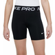 Djevojke kratke hlače Nike Kids Pro Dri-Fit 5 Shorts - black/white