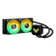ASUS TUF GAMING LC III 240 ARGB AIO vodno hlajenje, 12 cm, črna